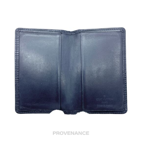 🔴 Louis Vuitton Pocket Organizer Wallet - Black Epi Leather - Picture 6 of 8